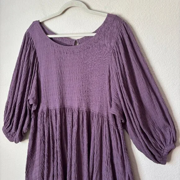 Free People Beach Boho Gauzy Get Obsessed Babydoll Dress - Picture 4 of 13